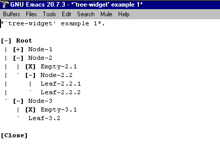 Basic ASCII tree.